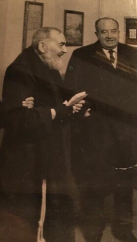 Marchese Bernardo Patrizi con P. Pio