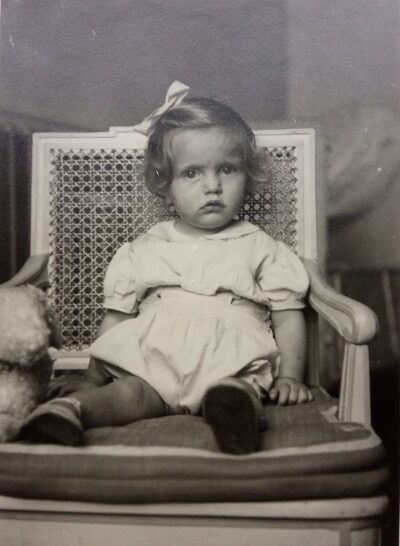 Gondina (= Maria Elisabetta) Patrizi ad un anno di età