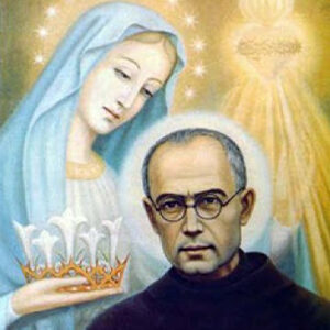 Quadro di Kolbe con l’Immacolata