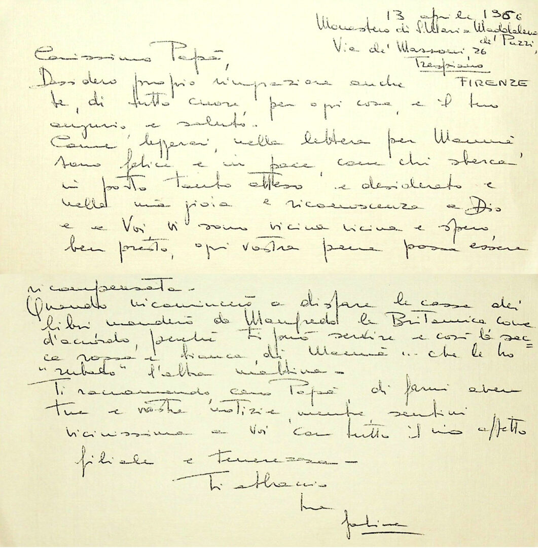 Gondina a Bernardo - 13 aprile 1966