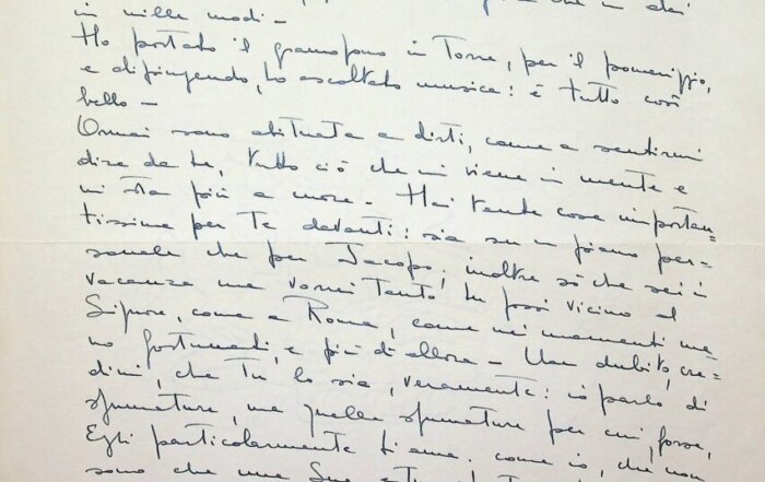 Gondina a Bernardo - 30 luglio 1962