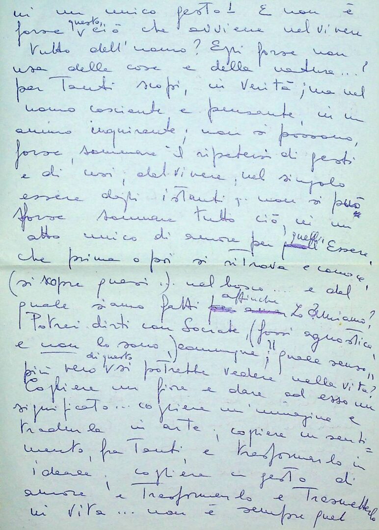 Gondina a Claudia - 14 agosto 1962