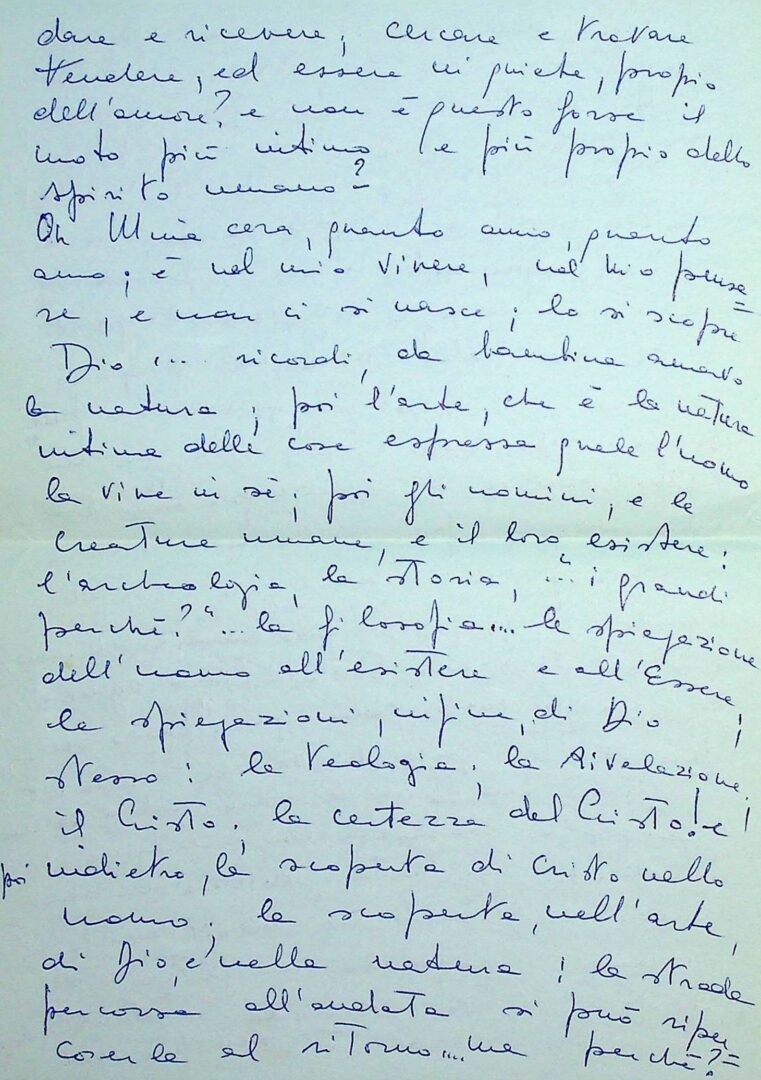 Gondina a Claudia - 14 agosto 1962