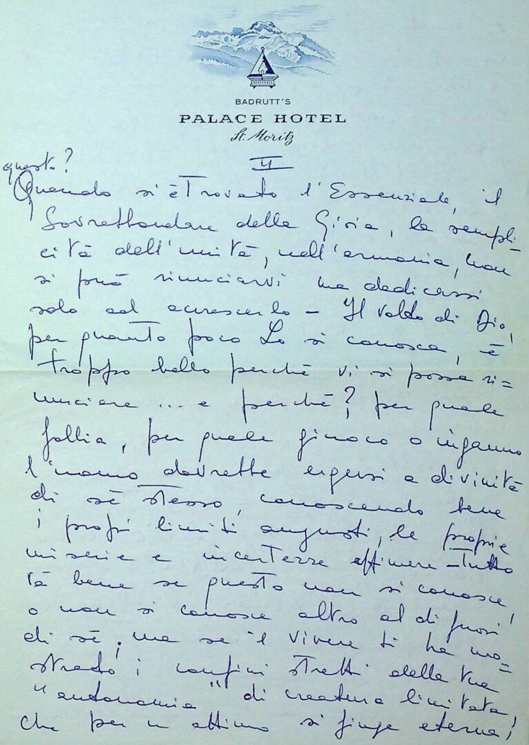 Gondina a Claudia - 14 agosto 1962