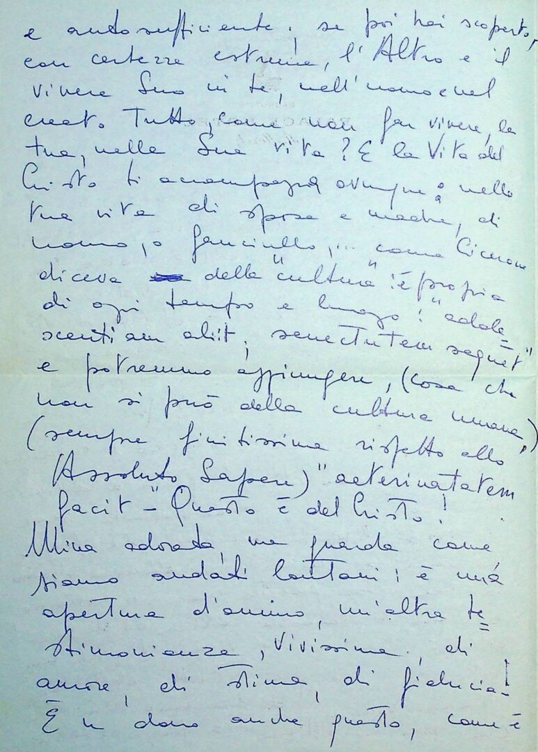 Gondina a Claudia - 14 agosto 1962