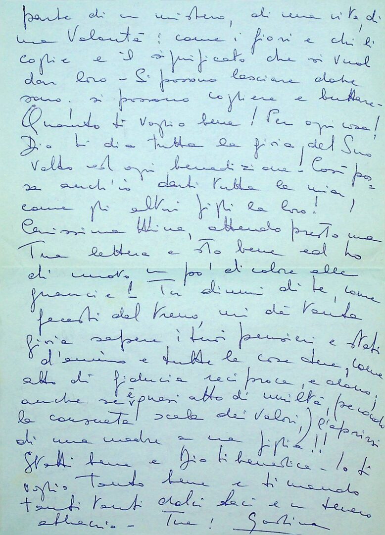 Gondina a Claudia - 14 agosto 1962