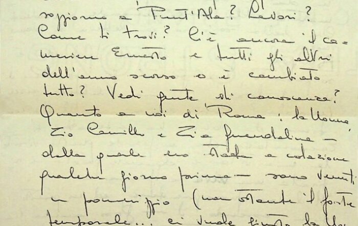 Gondina a Claudia - 22 agosto 1965