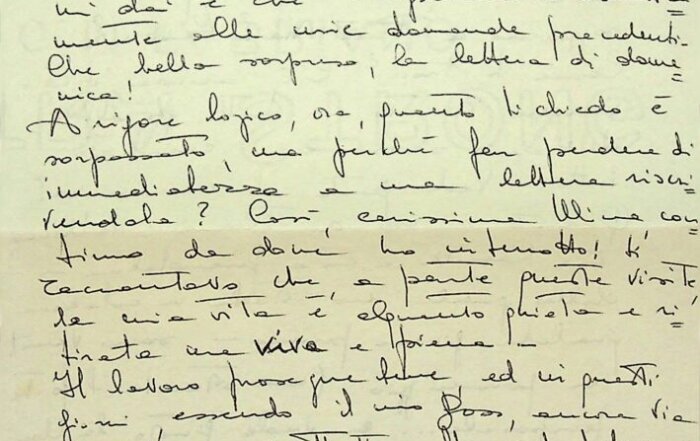 Gondina a Claudia - 22 agosto 1965