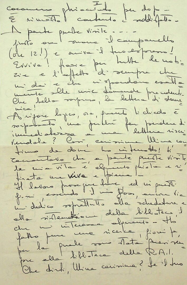 Gondina a Claudia - 22 agosto 1965