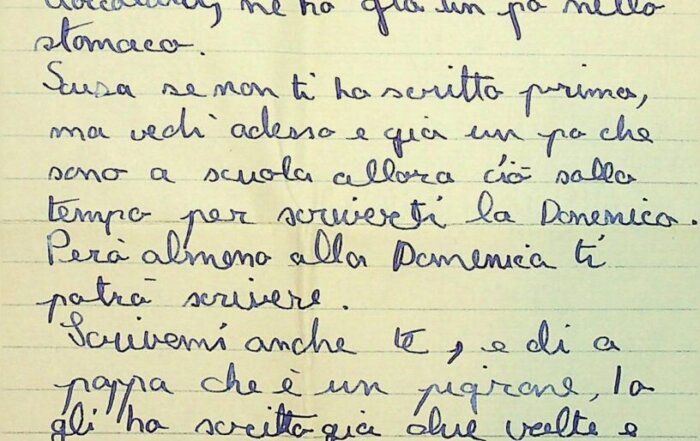 Gondina a Claudia - 3 novembre 1952