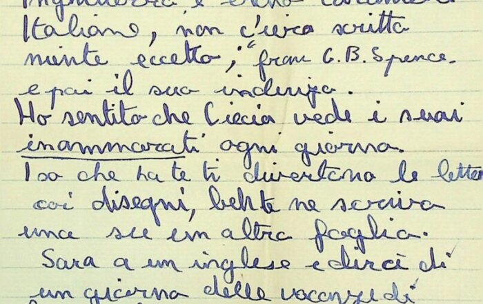 Gondina a Claudia - 3 novembre 1952