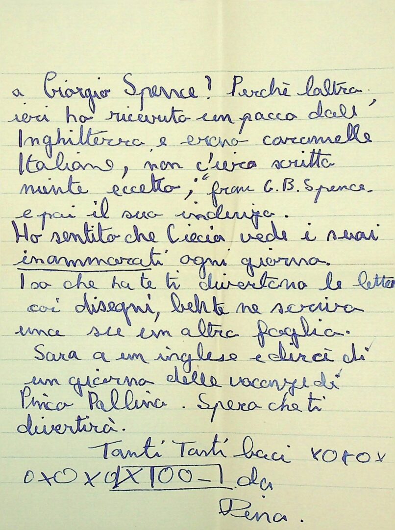 Gondina a Claudia - 3 novembre 1952